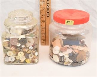 Lot #271 - Vintage Buttons