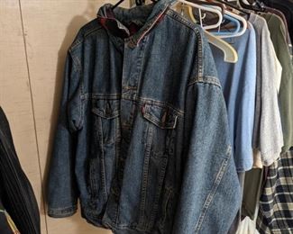 Levi's flannel lined jacket XL