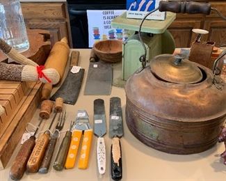 vintage stuff, copper kettle