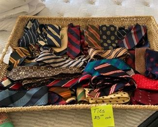 lots of men's ties
