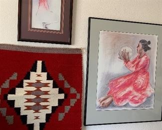 original Gorman framed art