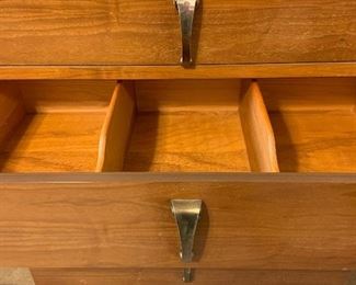 divided drawers in second drawer of tall boy