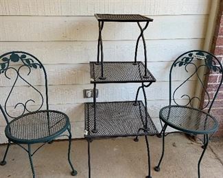 vintage wrought iron patio stuff