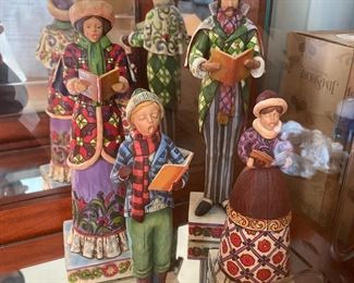 Jim Shore carolers 