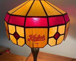 Kodak Stained Glass Lamp