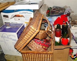 Roaster oven, and lots of holiday items as well