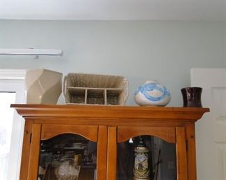 Planter, baskets, and vases