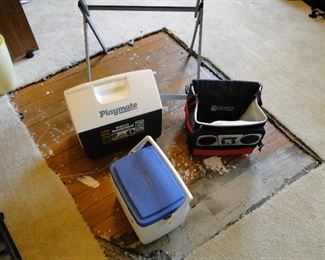 Coolers, along with a cooler that doubles as a radio? What??