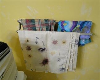 Shower curtains are also for sale too