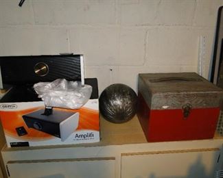 Bowling ball and other fun treasures await in the basement