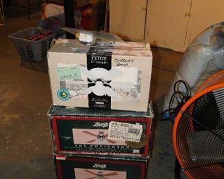 Brand new in the boxes ceiling fans all three of them