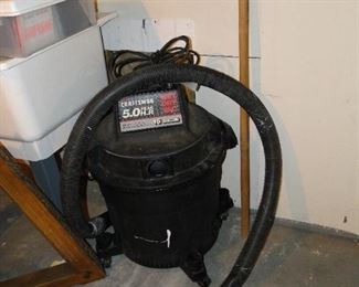 Very large capacity shop vac