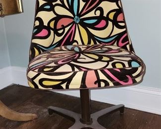 Eames, mid century Pucci print chair