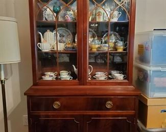 Tall Antique China Cabinet