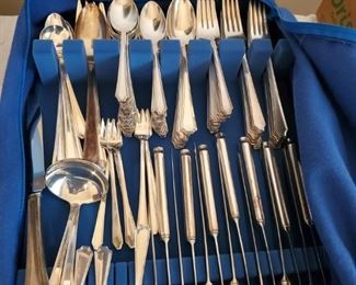 Silver Plate Flatware Set