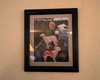 "Oh I like this one.....one dog goes one way, the other dog goes the other way, and this guy's sayin', "Whadda ya want from me?""