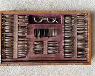 Antique optometrist lens set