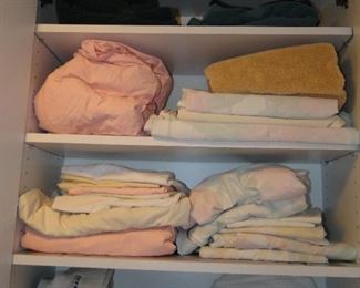 Sheets and towels