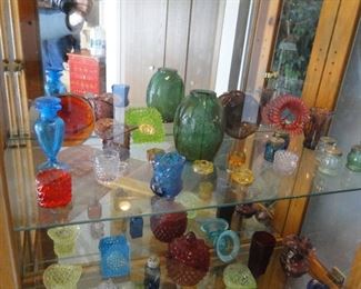 Knobby works of glass art