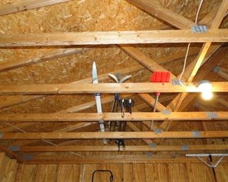 Vintage cross country skis