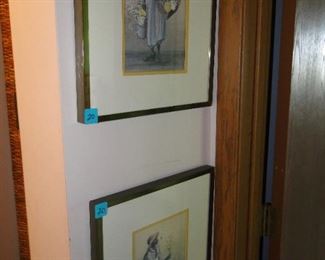 Various framed art pieces too