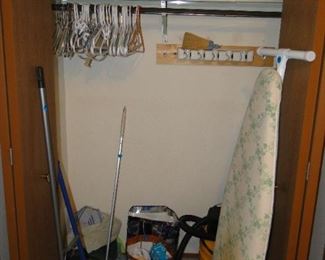 Hangers are free, and lots of light bulbs and cleaning products too.