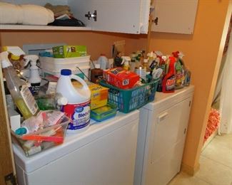 We have a lot of cleaning supplies to offer as well