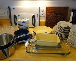 Bakeware, glass and metal