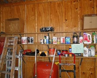 Lots of paint and stain too