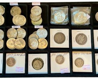 Silver Half Dollars & Quarters