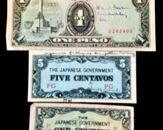 WW2 Occupied Japan Notes