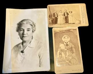 Laura Wilder-Little House on the Prairie- Tom Thumb Wedding- Post Mortem Photo of Mother and Child 