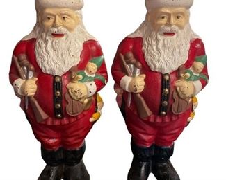 Antique Cast Iron Fireplace Stands