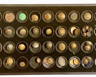 Military Buttons 1800's-1899