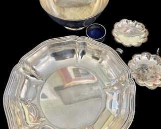 Sterling Silver Trays & Bowls
