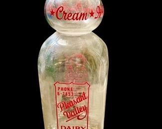 Milk Bottle Pleasant Valley