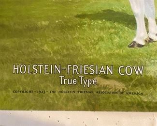 Edwin Megargee 1922 Holstein Friesian Cow 