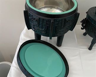 James Mont style censer ice buckets