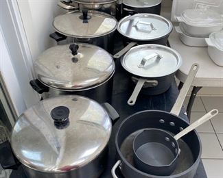 Commercial Aluminum pots