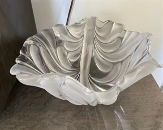 Crystal leaf bowl