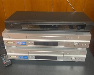 Sony, Yamaha, etc. components