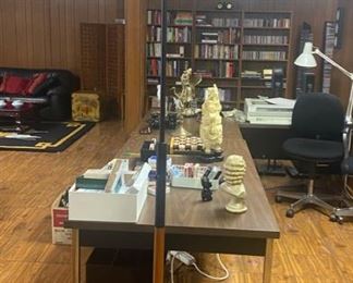 Vintage metal desks, credenzas, tables