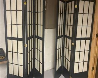 Shoji folding screens