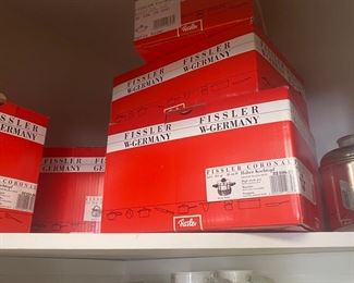 Fissler W. Germany cookware - most new w/boxes