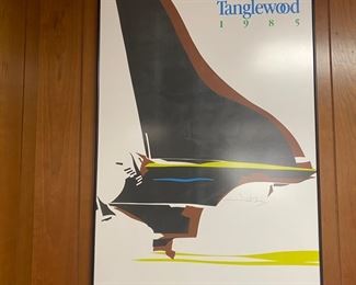 Signed piano concert poster - John Stritch"
