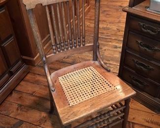 press back country kitchen chair