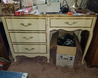 Small French Provential, Sewing Machine, Speaker System