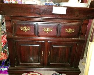 Vintage Hardwood Bar / Cabinet Piece