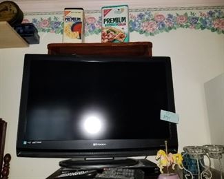 Flat Screen Television,  Saltine Tins