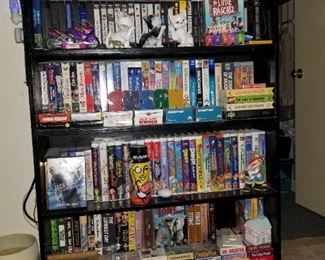 Videos - Lots of Disney!, Bookshelves 